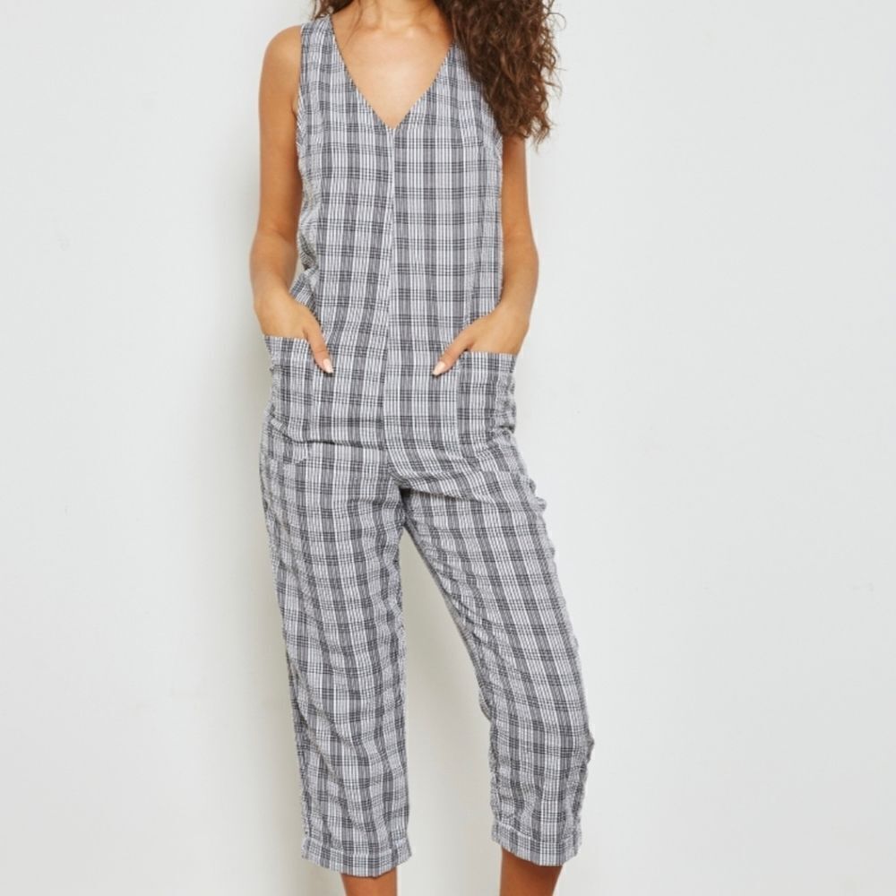 Topshop Black & White Jumpsuit (6)